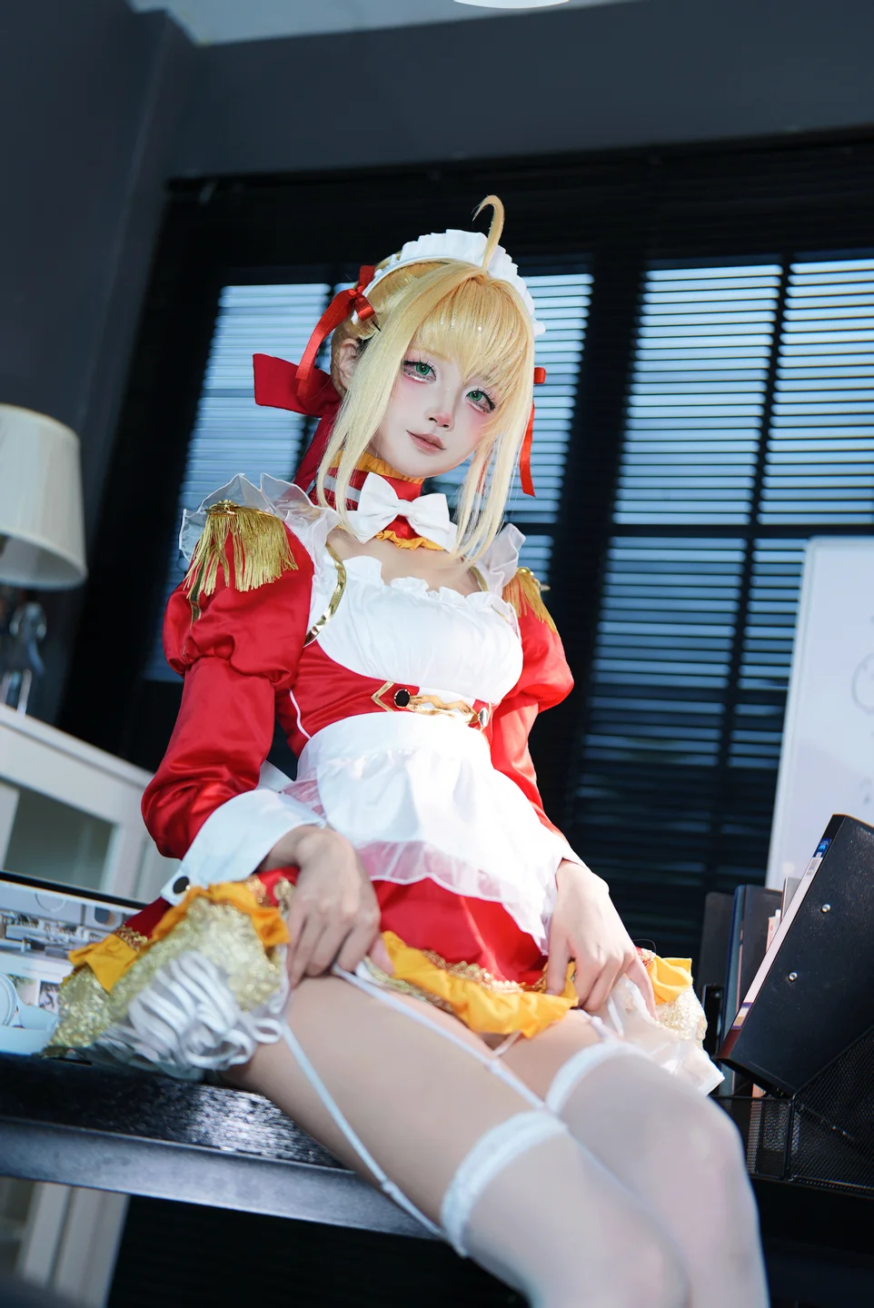 五更百鬼 - FGO：尼禄 女仆 [15P-166MB] tg@simisebaisi 【丝足阁】004.webp